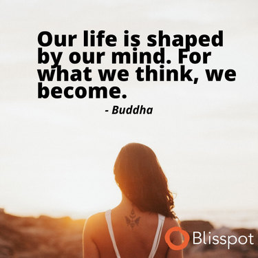 When you are lost in your thoughts, usually thinking about the past or worrying about the future, you are unable to focus on the